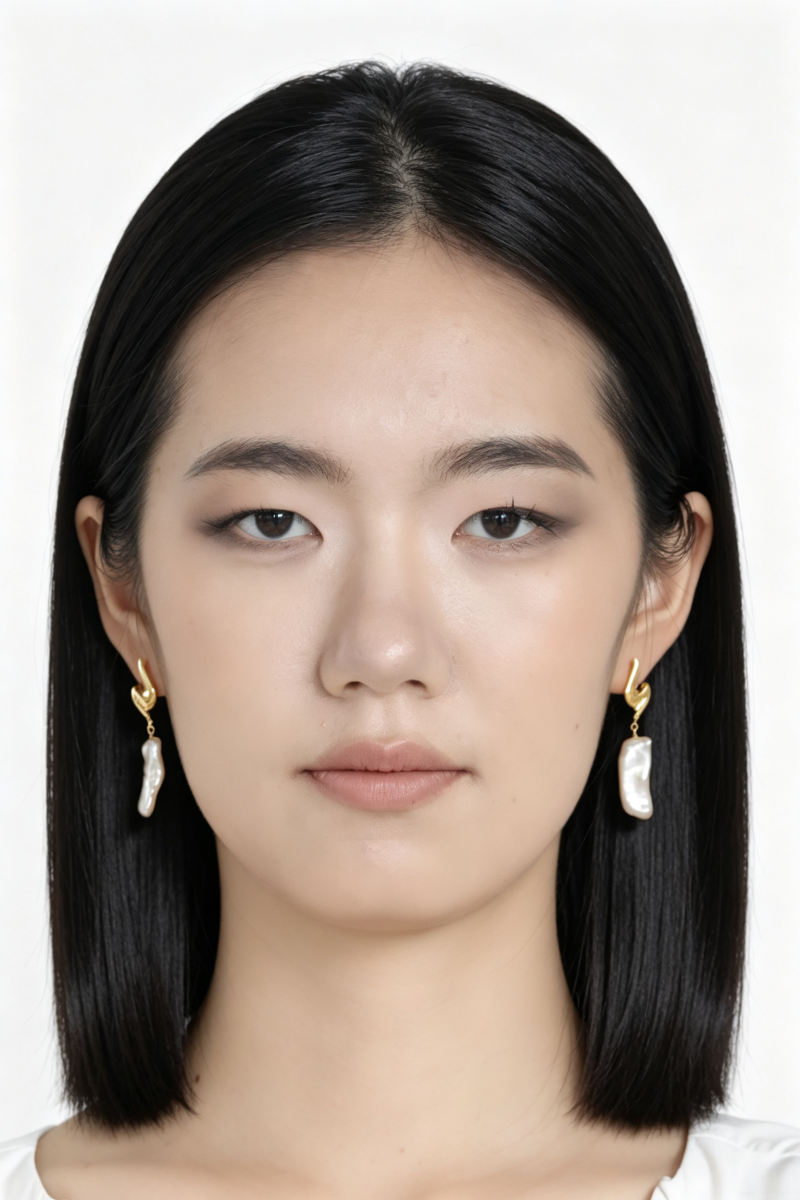 Abstract Sculptural Baroque Pearl Drop Earrings S925 Sterling Silver 24K Gold Plated Hypoallergenic Dangle Earrings Daily Wear Jewelry Gift