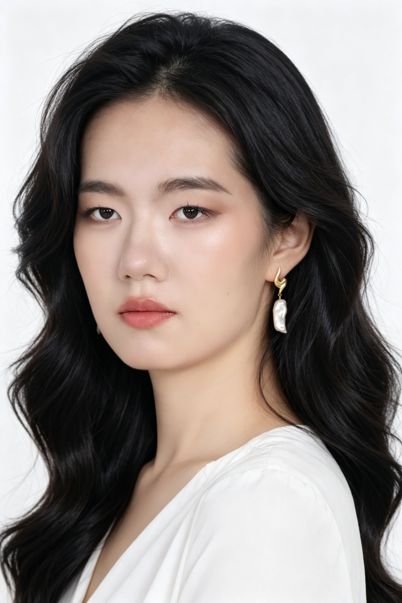Abstract Sculptural Baroque Pearl Drop Earrings S925 Sterling Silver 24K Gold Plated Hypoallergenic Dangle Earrings Daily Wear Jewelry Gift