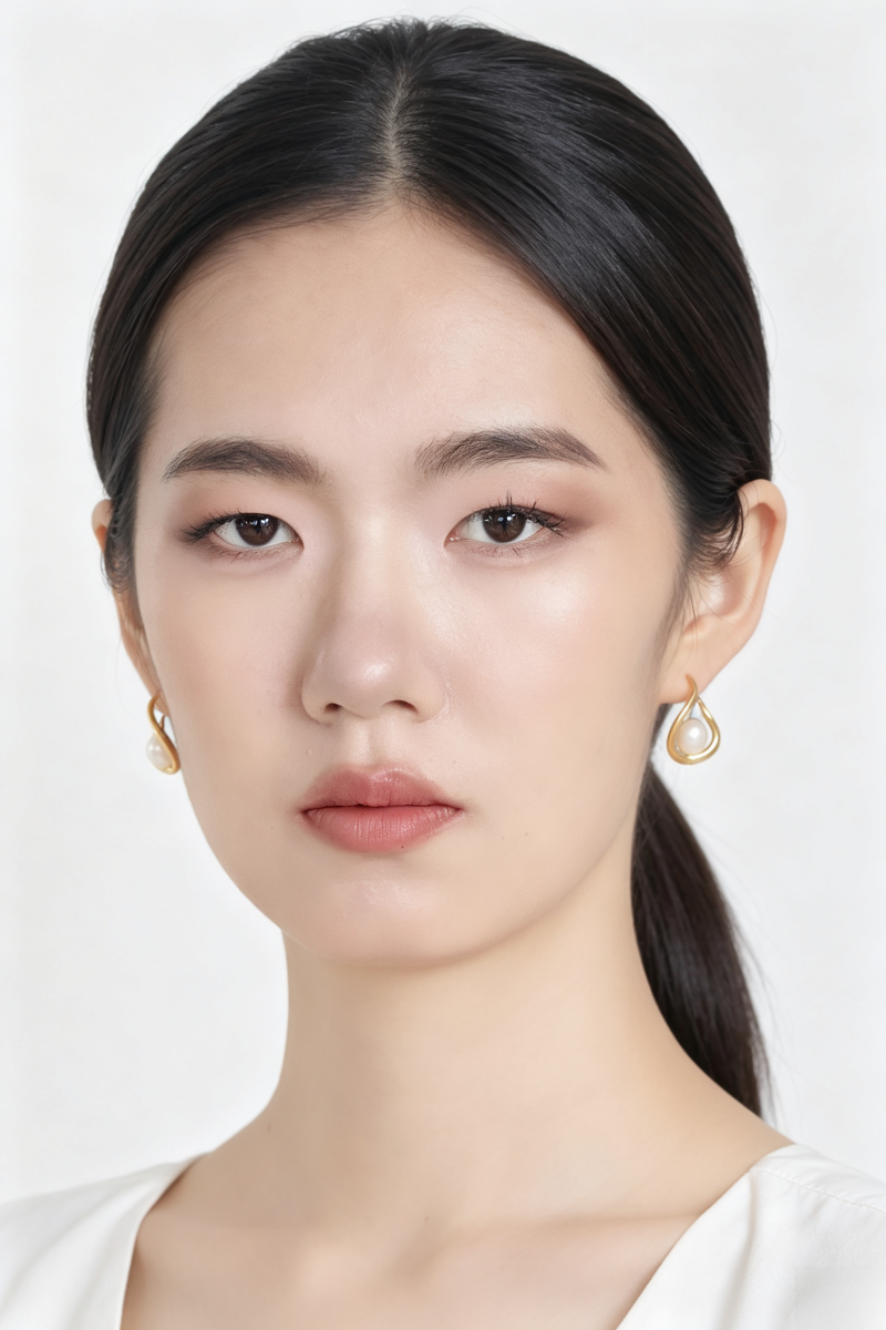 Creative Trendy U Shape 925 Sterling Silver Earstuds Inlaid Natural Baroque Pearls 18K Gold Plated Elegant Earring Jewelry Gift