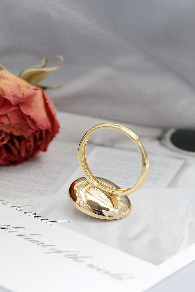 Authentic 925 Sterling Silver Ring Inlaid Natural Freshwater Pearl 18K Gold Plated Egglike Shape Ring Fashion Women Jewelry Gift